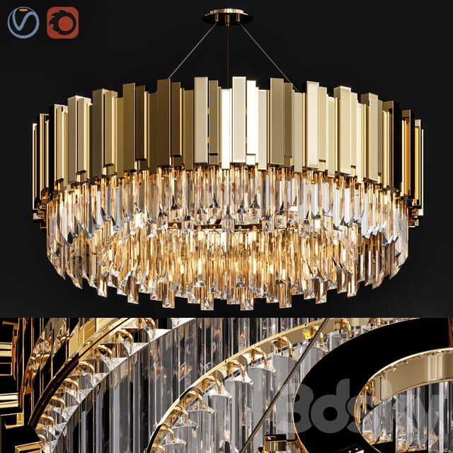 Empire Suspension MONDO Pendant light 3D Models