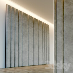 Decorative wall. Soft panel. 74 