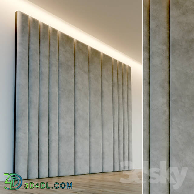 Decorative wall. Soft panel. 74