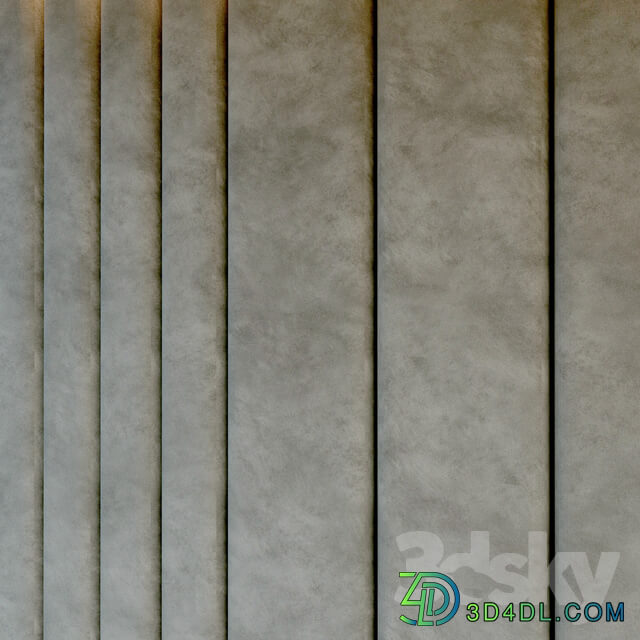 Decorative wall. Soft panel. 74