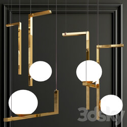 less system Pendant light 3D Models 