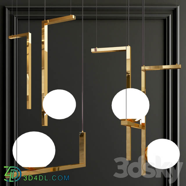 less system Pendant light 3D Models