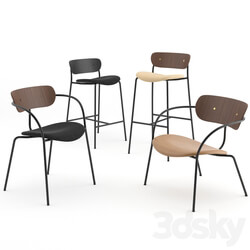 Pavilion Chairs Collection by TRADITION 