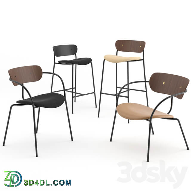 Pavilion Chairs Collection by TRADITION