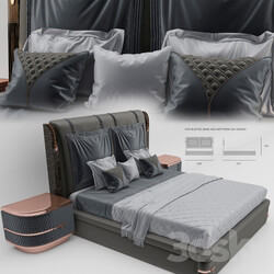 Bed DIAMOND BED BY TURRI 