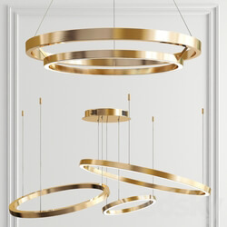 Grace Hoops Ring Chandelier Pendant light 3D Models 