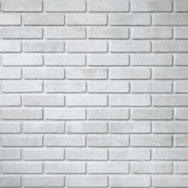 Brick white masonry