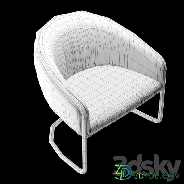 Thonet tubular club chair