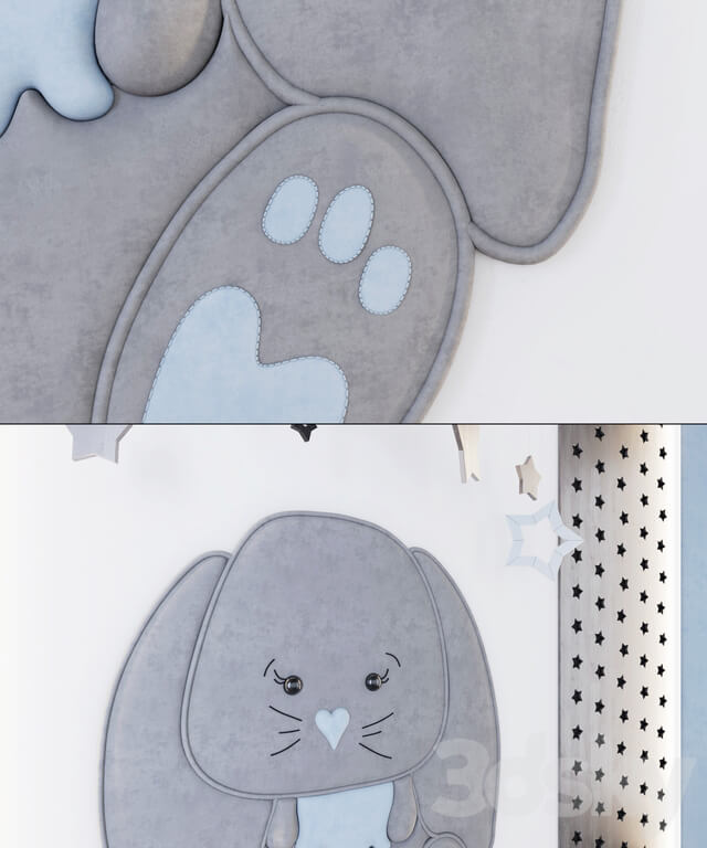 Miscellaneous Wall panels for children bunny 2 