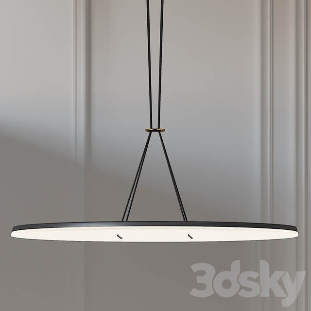 Exclusive Button 90 LED Pendant Light By Lukas Peet Pendant light 3D Models