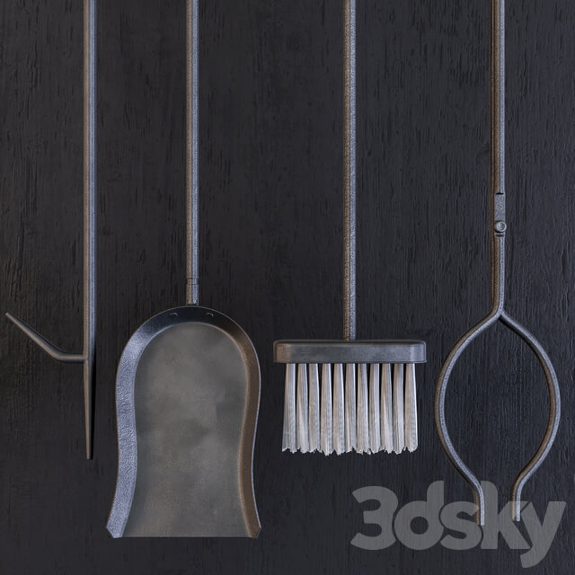 Hearth tool set