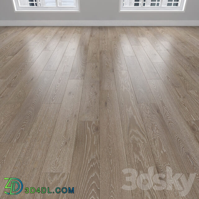 Wood Parquet Oak 3 types herringbone linear chevron.