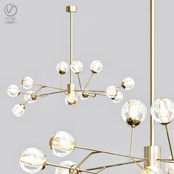 Dallas chandelier Pendant light 3D Models 
