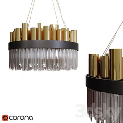 Luxurious Stainless Steel Nordic Chandelier Pendant light 3D Models 
