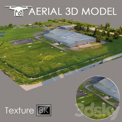 Aerial scan 17 Urban environment 3D Models 