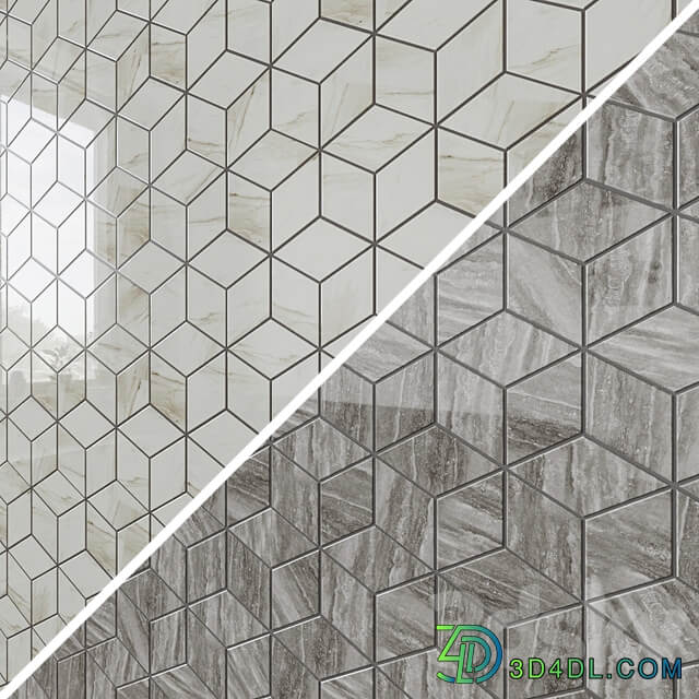 ATLAS CONCORDE MARVEL PRO Mosaico Esagono 3D Models
