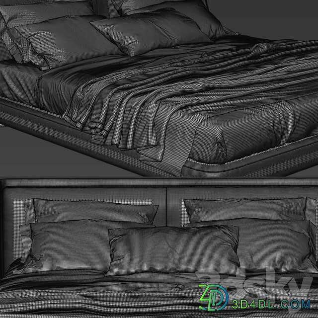 Bed Minotti spencer bed