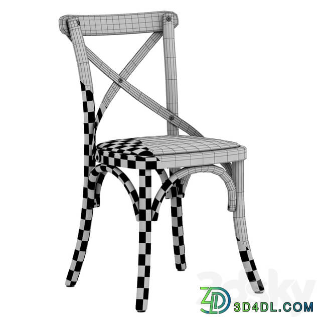 Restoration Hardware Madeleine Leather Side Chair