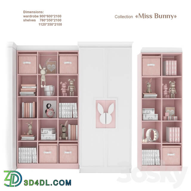 EFI Concept Kid Miss Bunny Shelf Inserts