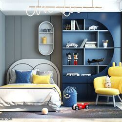 3D Model Interior Children Room 29 By HuyHieuLee 