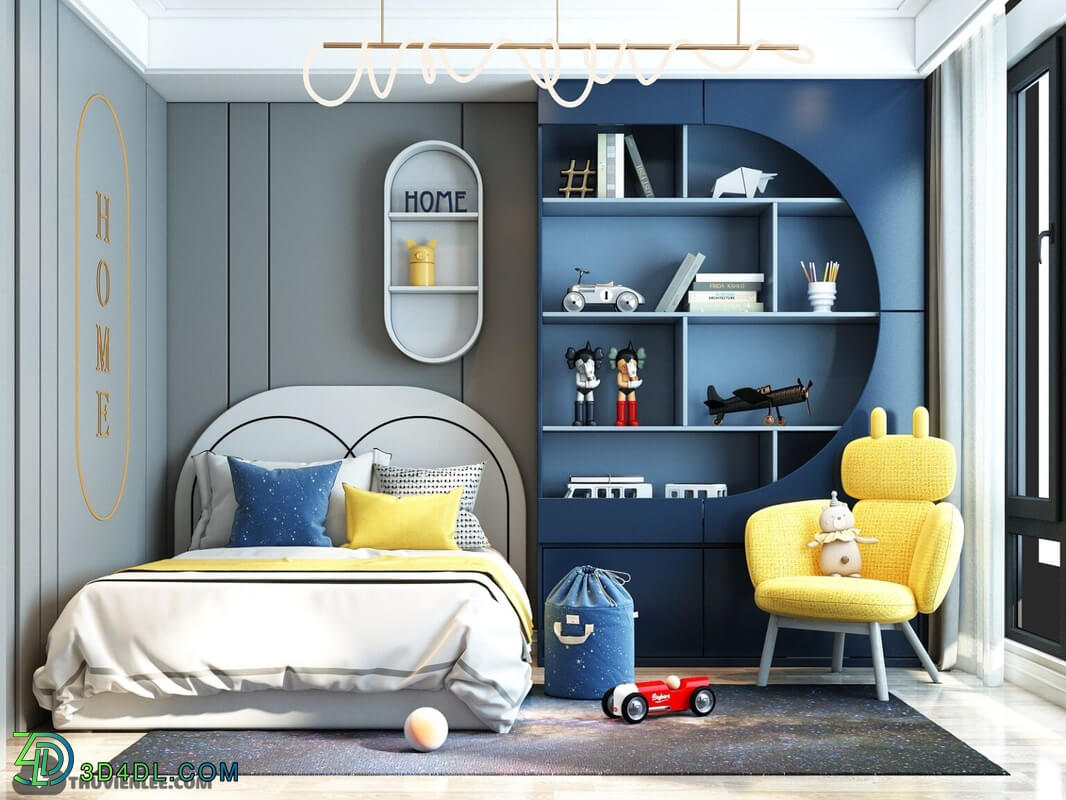 3D Model Interior Children Room 29 By HuyHieuLee