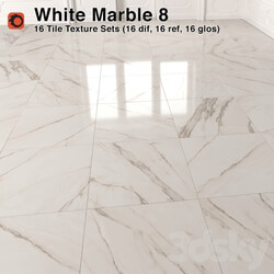Stone White Marble Tiles 8 