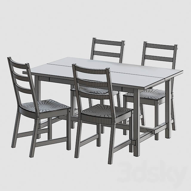 Table Chair IKEA Nordviken
