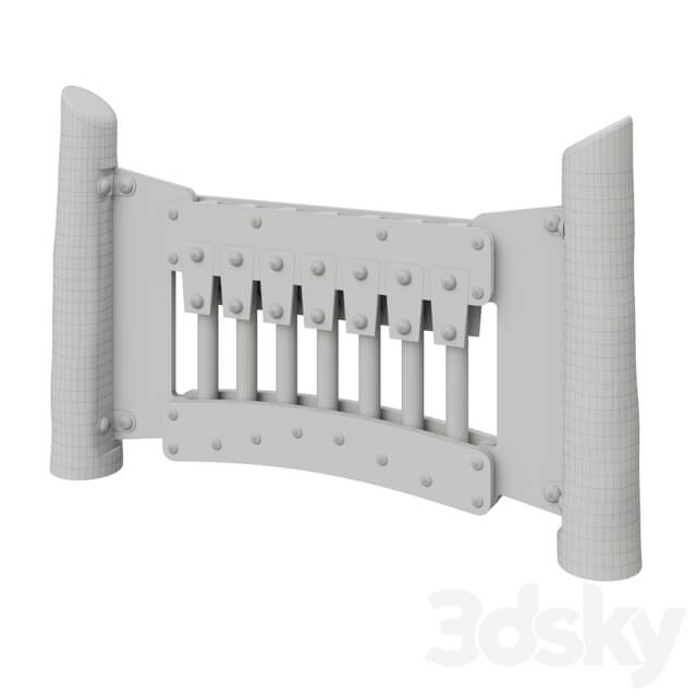 KOMPAN. TRAINING EQUIPMENT 3D Models