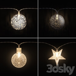 Garland lights set 3 