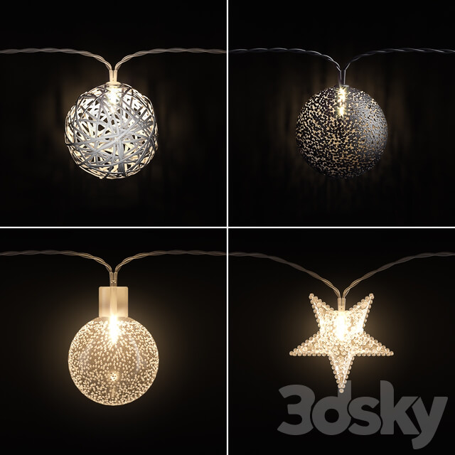 Garland lights set 3
