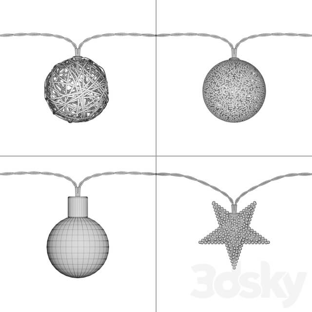 Garland lights set 3