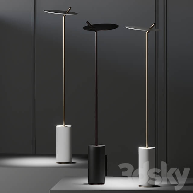 iCone Luce Lua ST Floor Lamp 3D Models