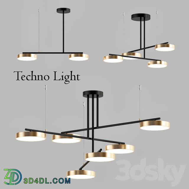 TECHNO LIGHT Pendant light 3D Models