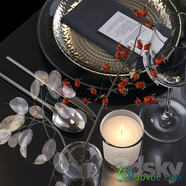 Serving with rose hips