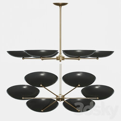 Arteriors griffith chandelier Pendant light 3D Models 