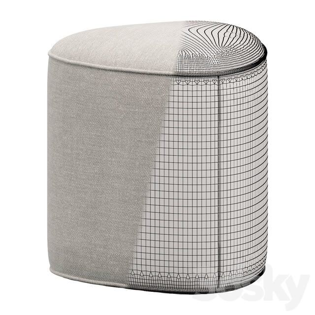 Pebble ottoman