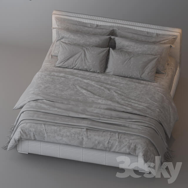 Bed STONE BY MERIDIANI