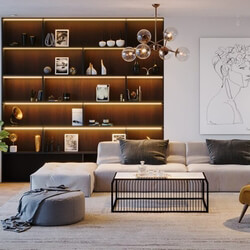 FREE Duplex Apartment 3D Interior Scene 