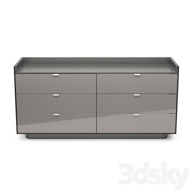 Sideboard Chest of drawer Minotti Darren Chest With 6 Drawers