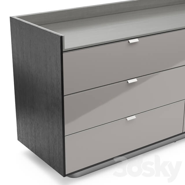 Sideboard Chest of drawer Minotti Darren Chest With 6 Drawers