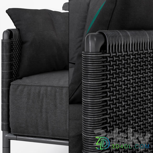Encore Modern Garden 2 seater sofa