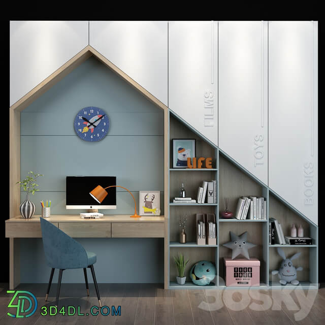 Furniture for children set 052