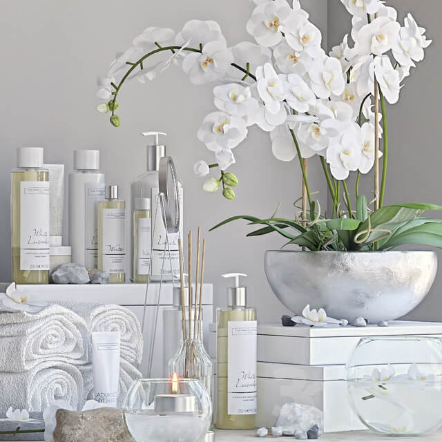Decorative set for the bathroom