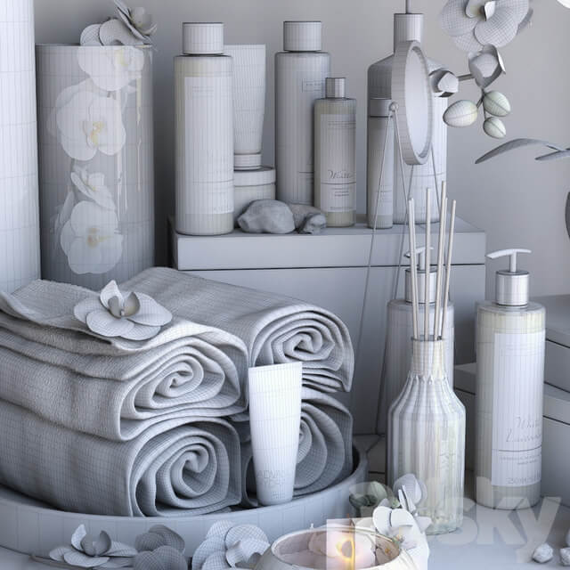 Decorative set for the bathroom