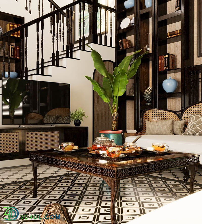 3D Interior Scene File 3dsmax Model Livingroom 364 By DiepNguyen