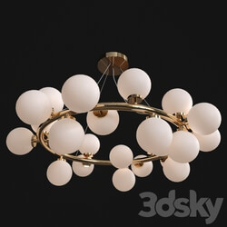 Modo gold Pendant light 3D Models 
