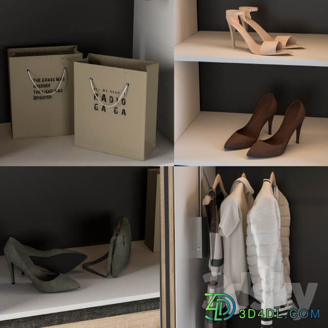 Wardrobe Display cabinets Cloth wardrobe