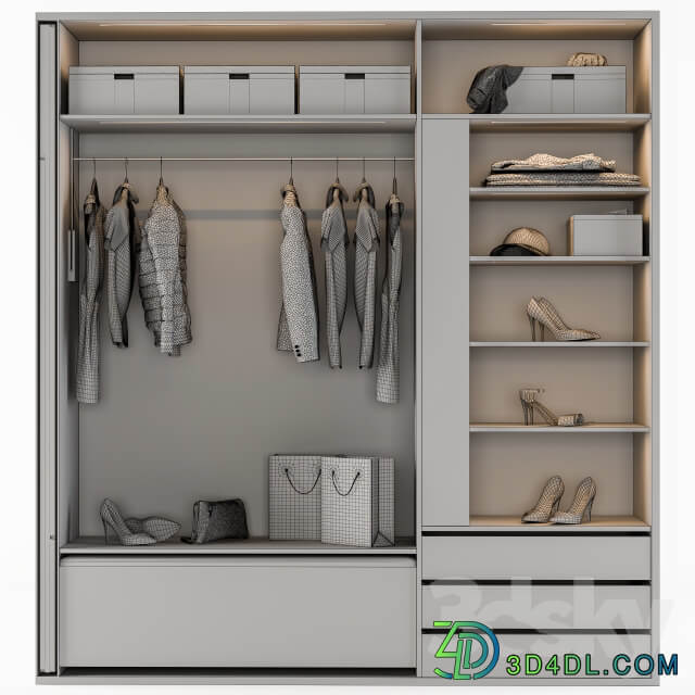 Wardrobe Display cabinets Cloth wardrobe