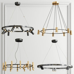 Four Exclusive Chandelier Collection 32 Pendant light 3D Models 