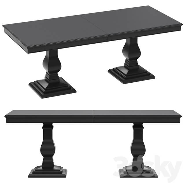 Dantone Home Rectangular folding dining table
